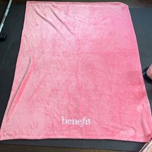 Benefit hot pink blanket